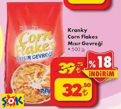 KRANKY CORN FLAKES MISIR GEVREĞİ 500 G